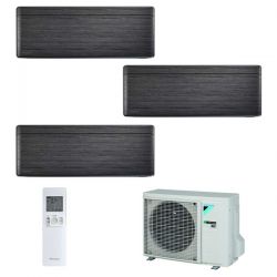 Climatizzatore Daikin Trial Split STYLISH Blackwood inverter R 32 bluevolution 9000+9000+12000 con 3MXM52M 9+9+12