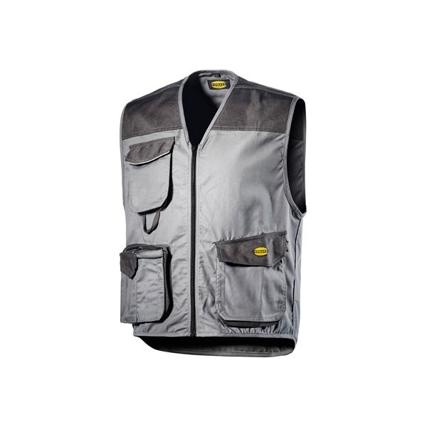 Gilet Multitasche Diadora Mover Grigio Acciaio - 702.160302