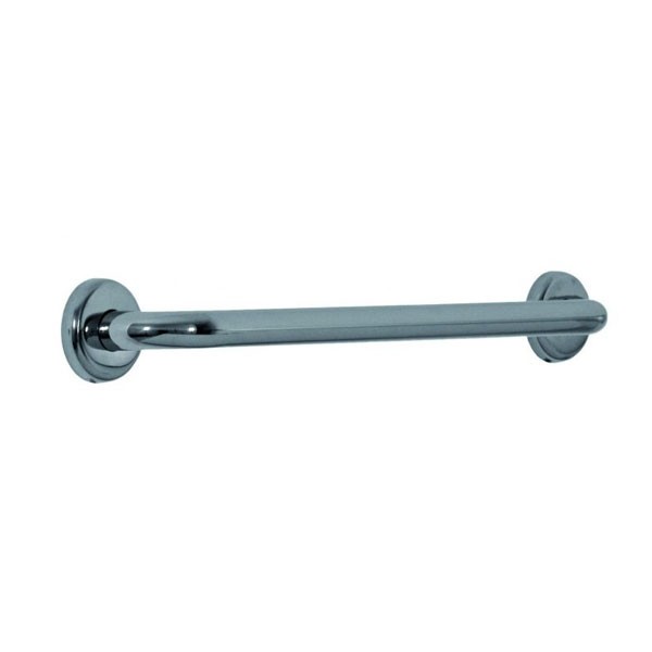 Corrimano Lineare Lucido in Acciaio Inox 30 cm Cromato EH-12-IXX