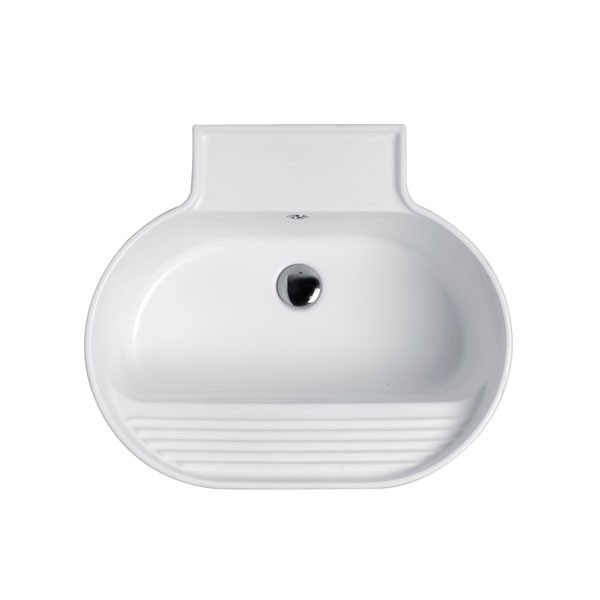 Lavabo Sospeso o Da Appoggio Tino Colavene 60x50x30 Bianco Opaco - LATN605T