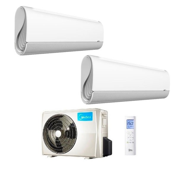 Climatizzatore Midea Dual Split Mission Pro 9000+9000 M20G-14HFN8-Q R-32 9+9