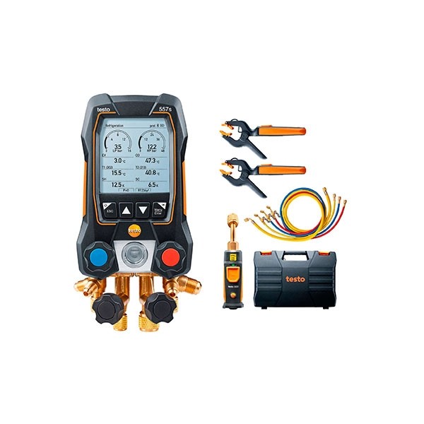 Kit Per Il Vuoto E Sonde Termometriche Senza Fili E Serie Di Tubi Di Riempimento Testo 557s - 0564 5572